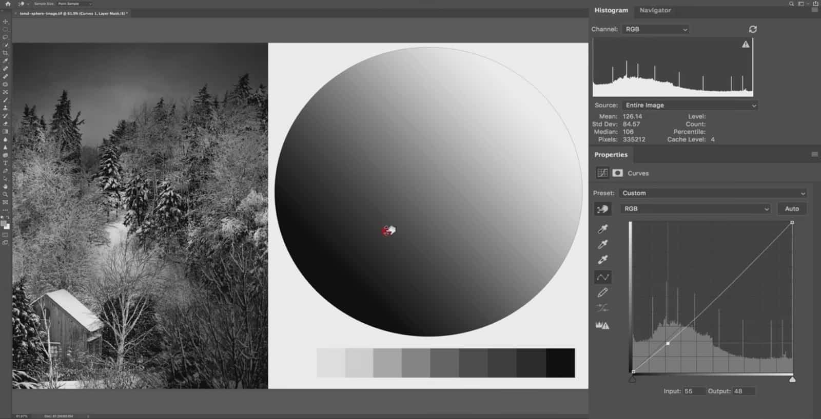 What does shadows do in Lightroom?