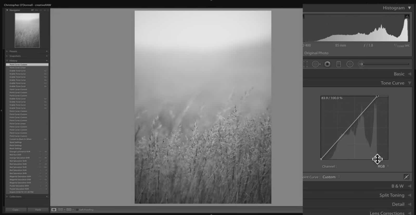 Changing Brightest Tone in Lightroom - CreativeRAW