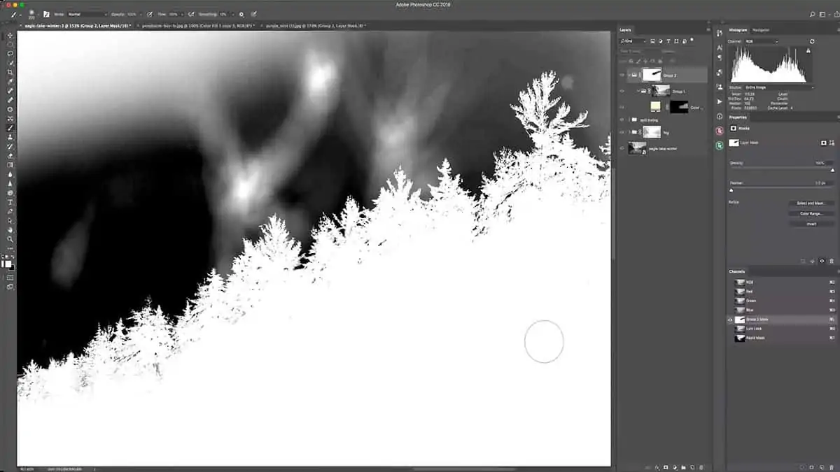 Refining a Layer Mask with the Brush Tool - CreativeRAW