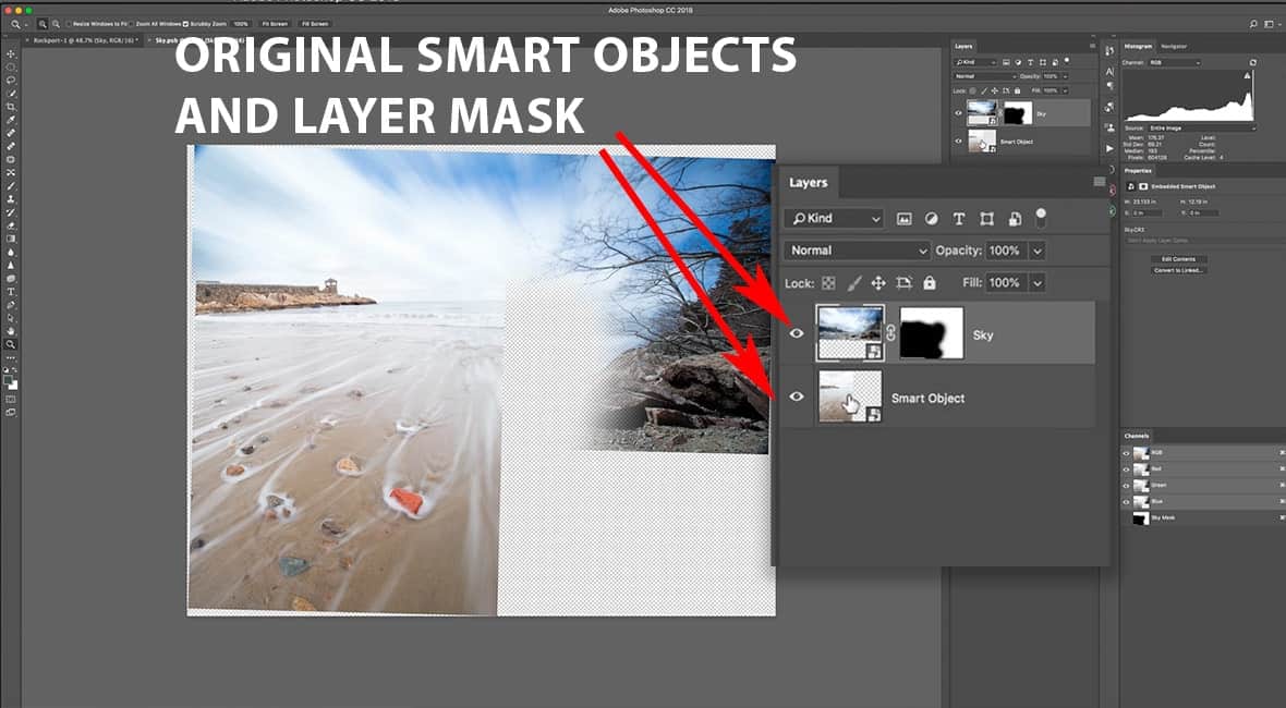 Smart objects within a smart object in Photoshop